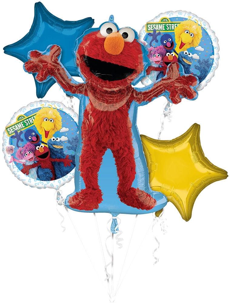 Sesame Street Elmo and Friends Foil Balloon Bouquet Set