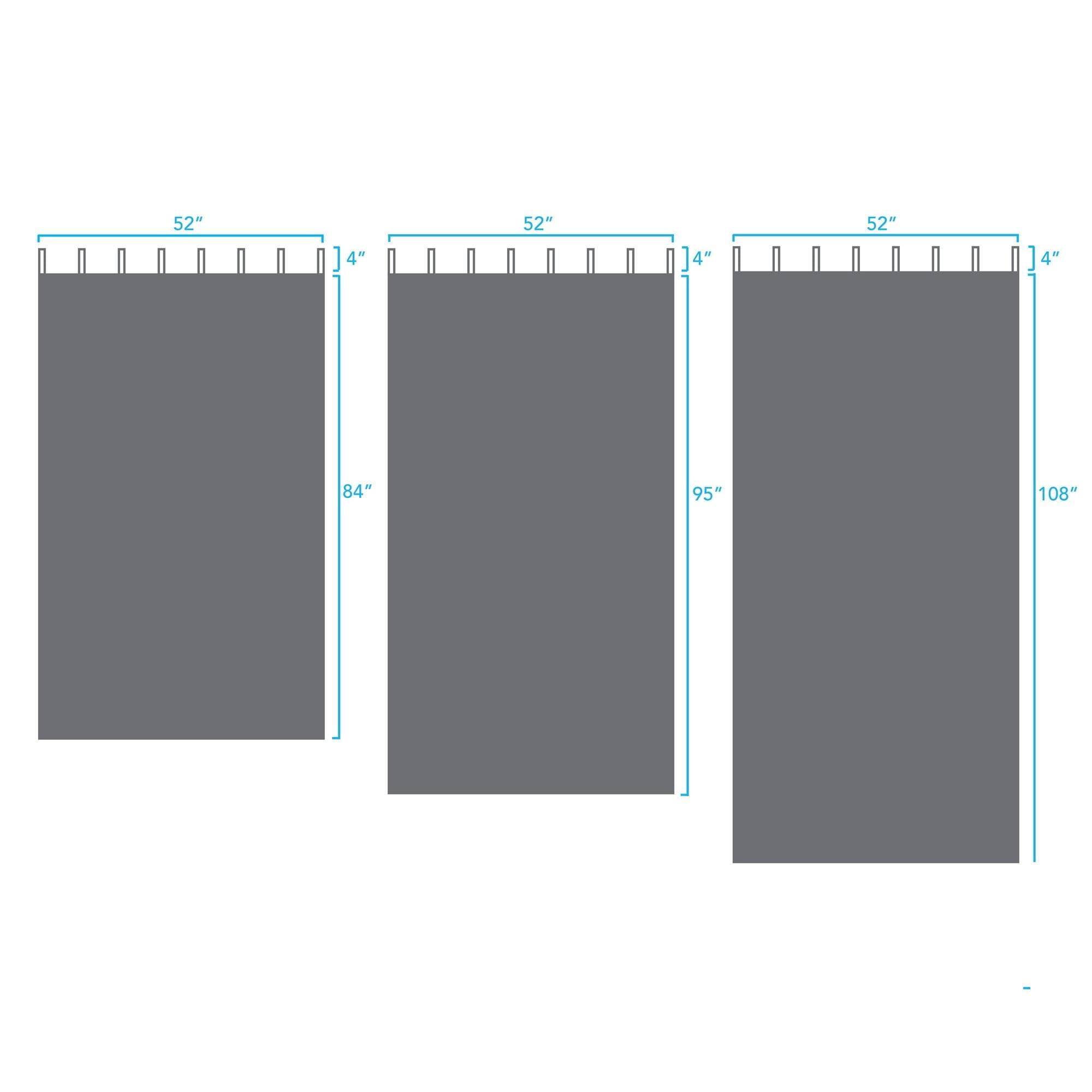 Gracie Oaks Janig Solid Sheer Tab Top Single Indoor/Outdoor Curtain Panel