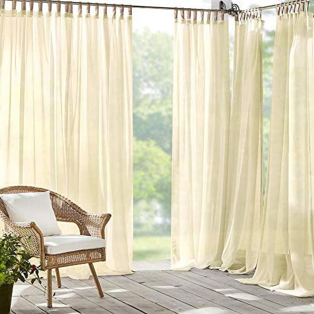 Janig Polyester Sheer Curtain Panel