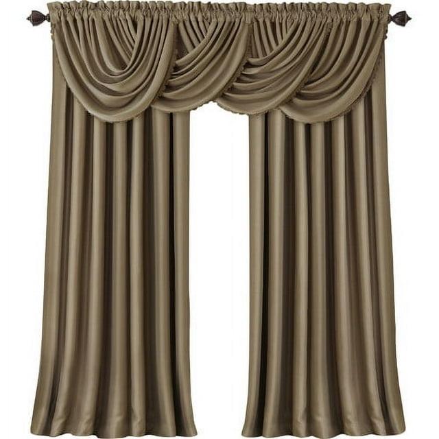 All Seasons Single Blackout Window Curtain Panel - 52" x 95" - Antique Gold - Elrene Home Fashions