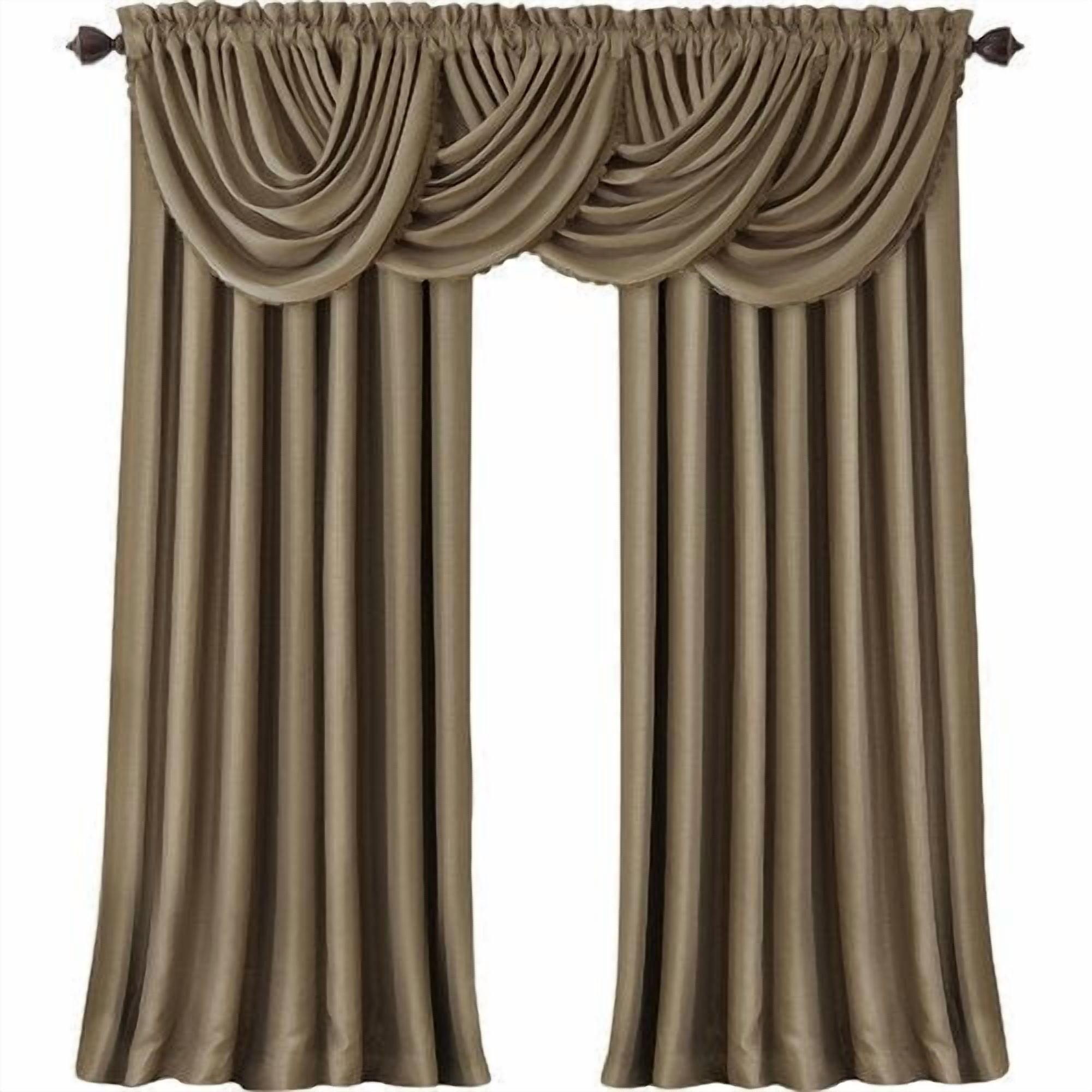 All Seasons Single Blackout Window Curtain Panel - 52" x 95" - Antique Gold - Elrene Home Fashions