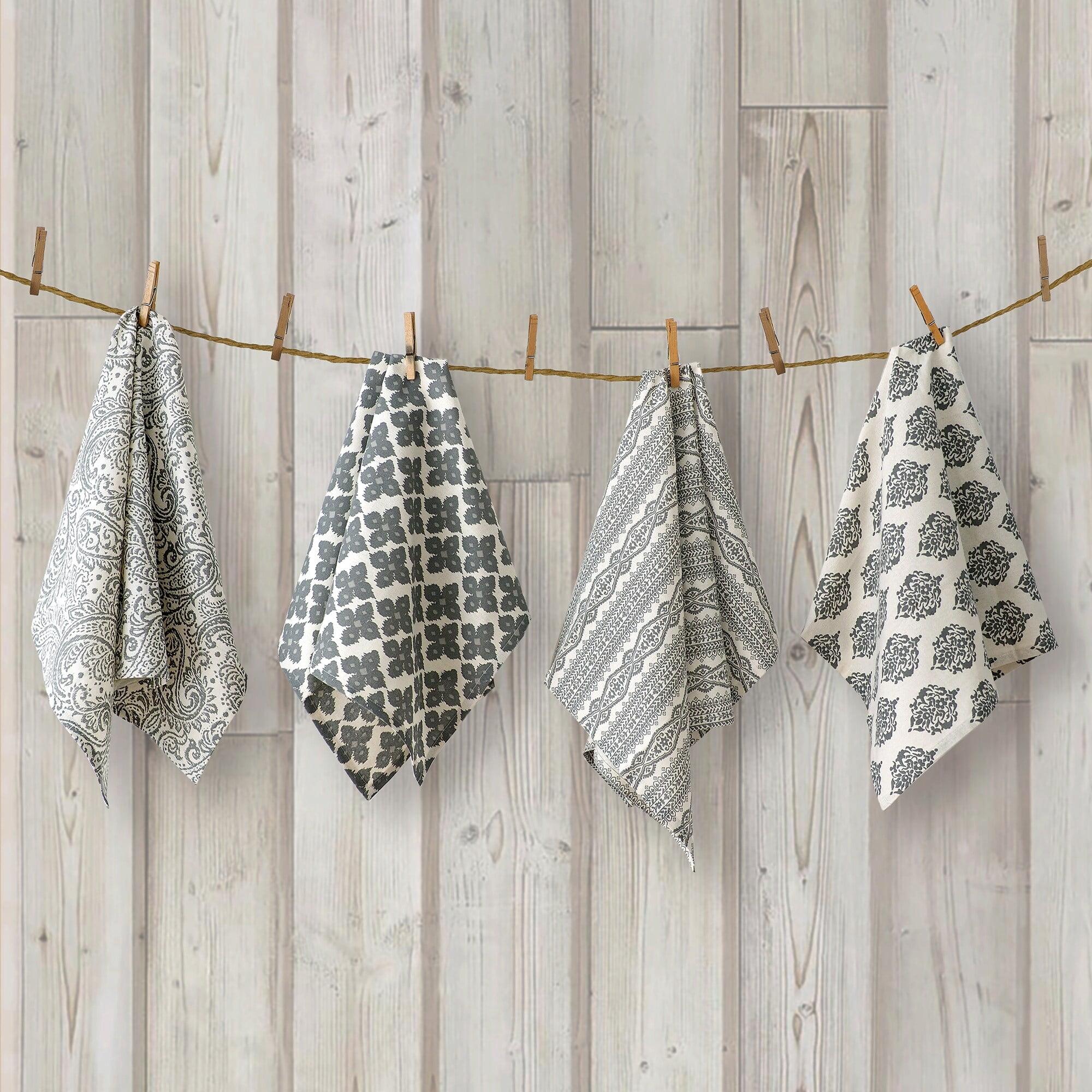 Bungalow Rose Queanbeyan Jacquard Kitchen Towel Linen Set