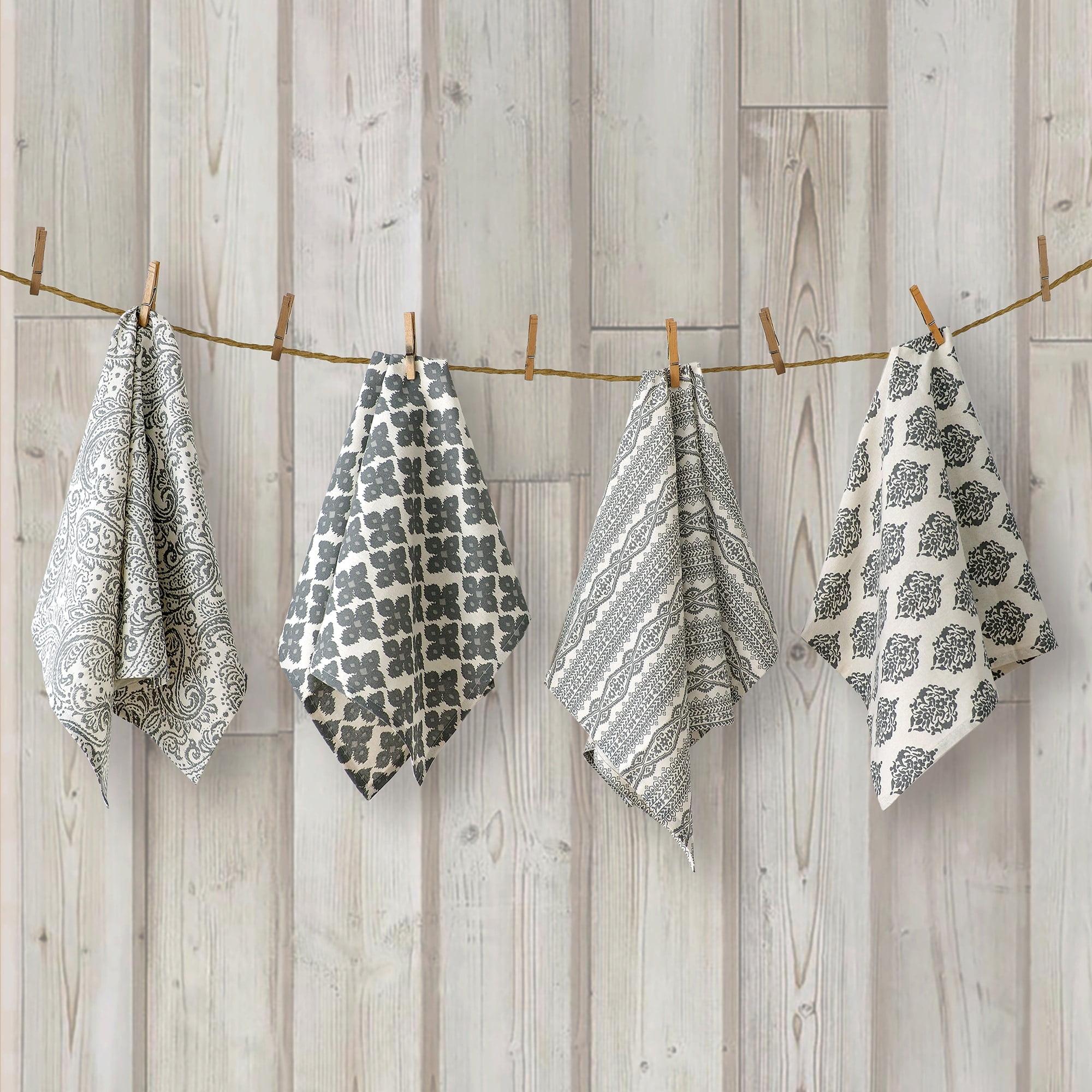 Bungalow Rose Queanbeyan Jacquard Kitchen Towel Linen Set