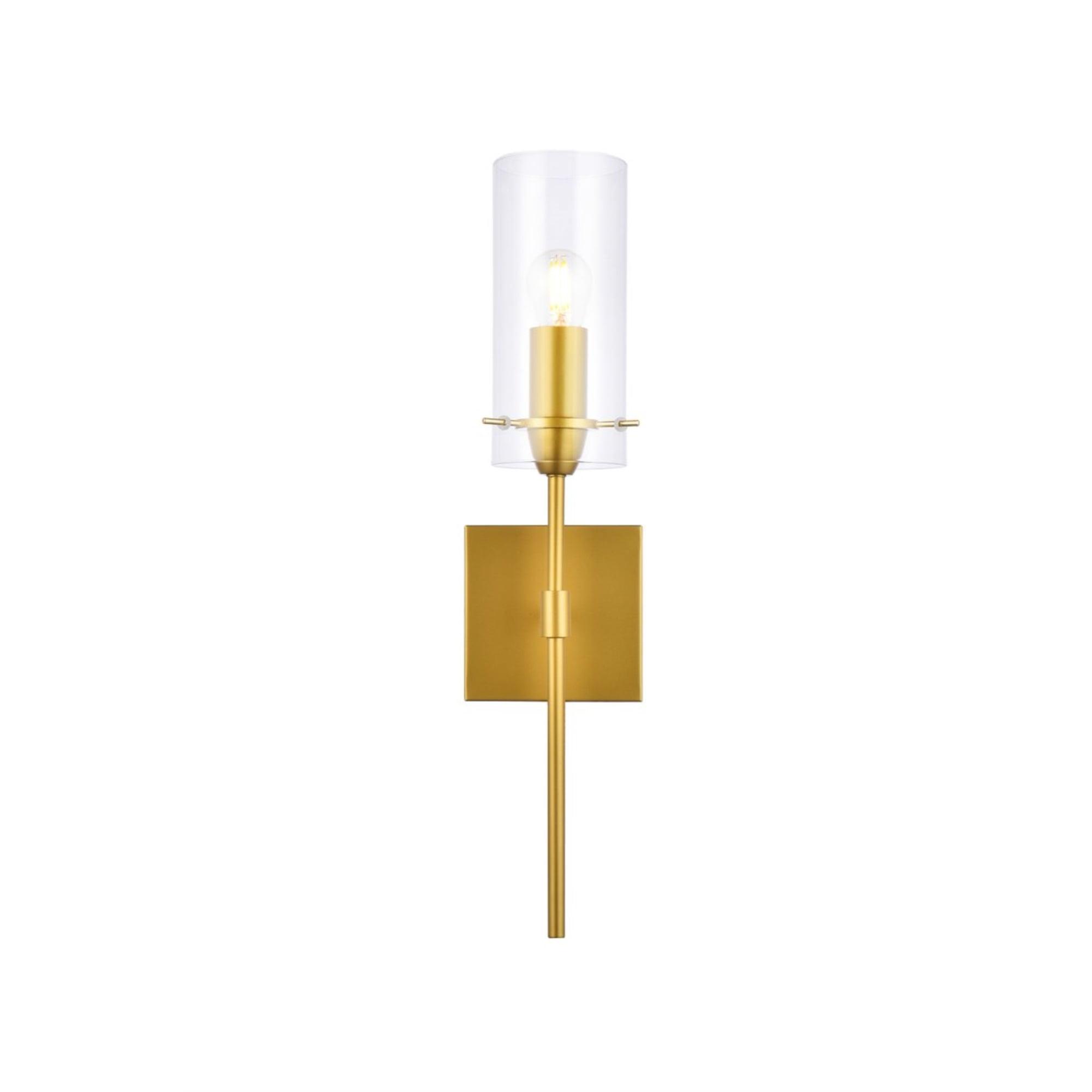 Elegant Lighting Elsreth 1 light brass wall sconce