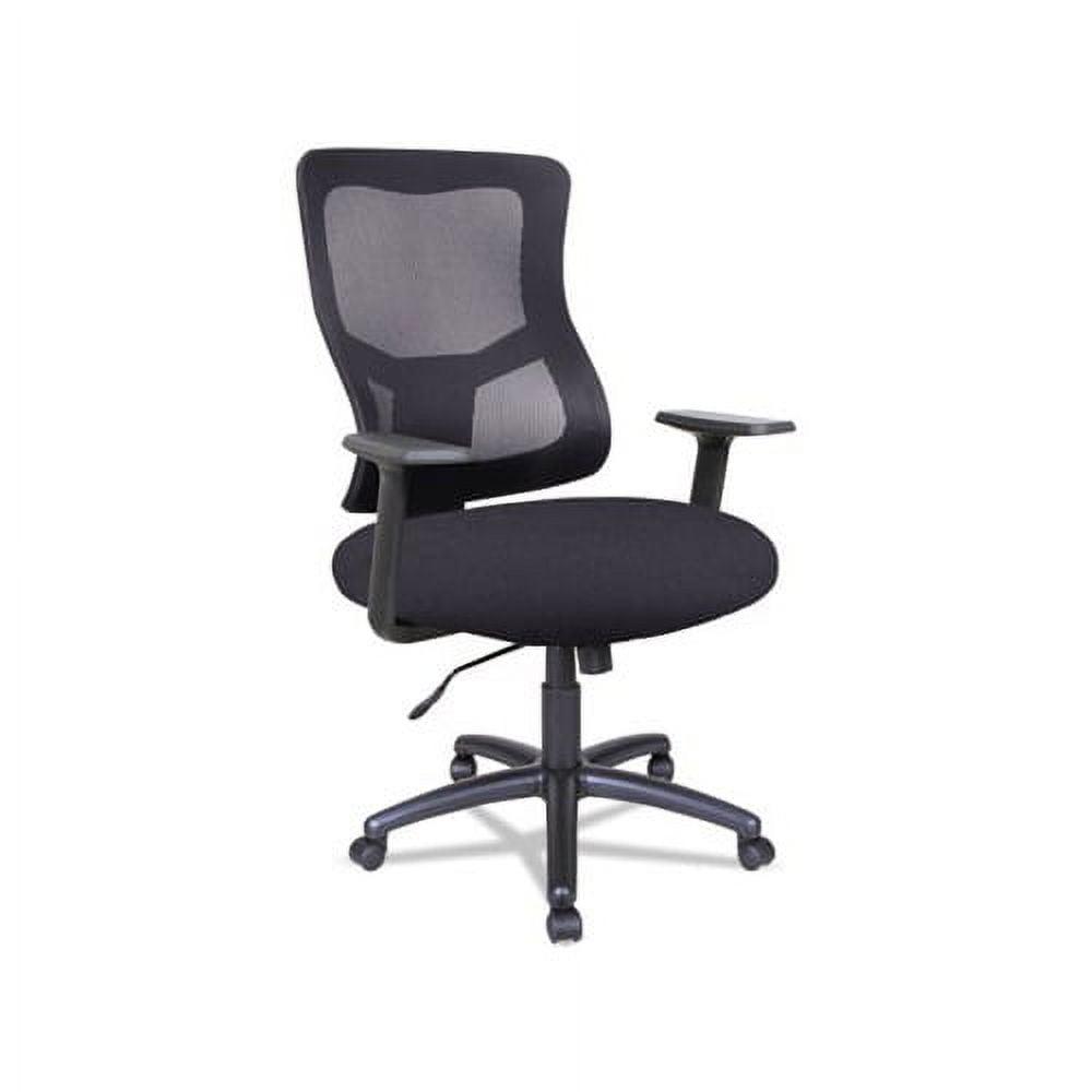 Black Mesh Executive Swivel Office Chair with Fixed Arms