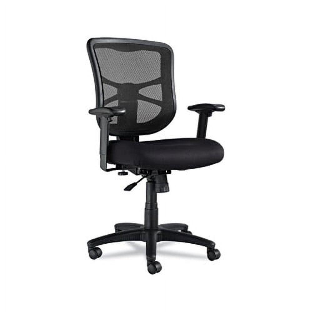 Black Mesh Adjustable Ergonomic Task Chair with Swivel