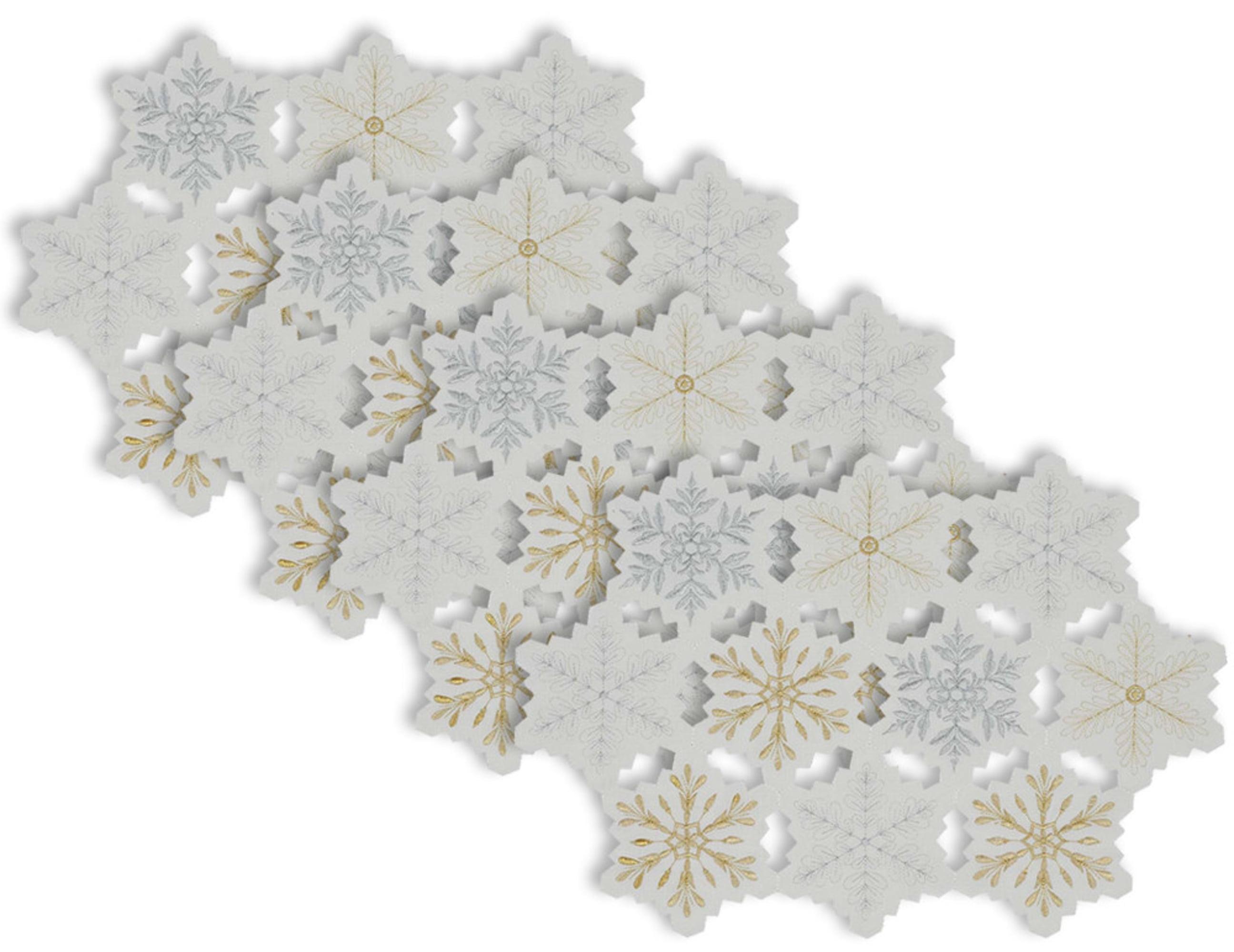 Embroidered Snowflake Placemat (Set of 4)