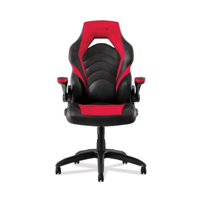 Emerge Vortex Bonded Leather Gaming Chair, Black & Red