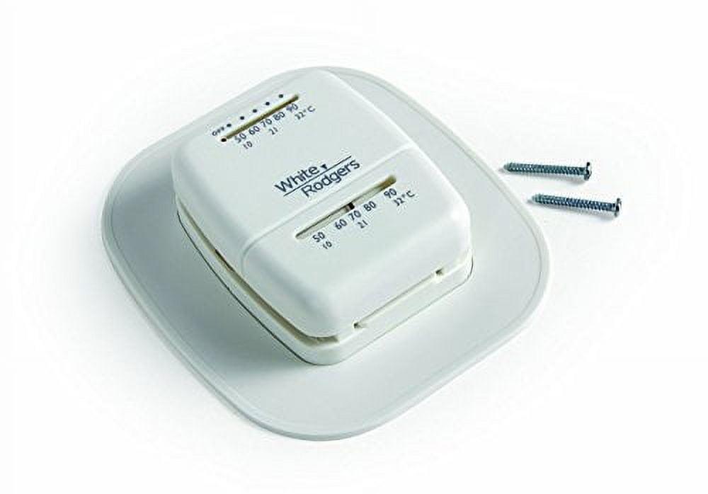 Emerson 1C20-102 Mechanical Heat Only Thermostat, White