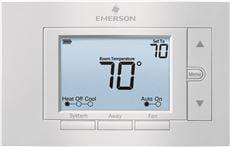 White Digital Non-Programmable Thermostat with Backlit Display