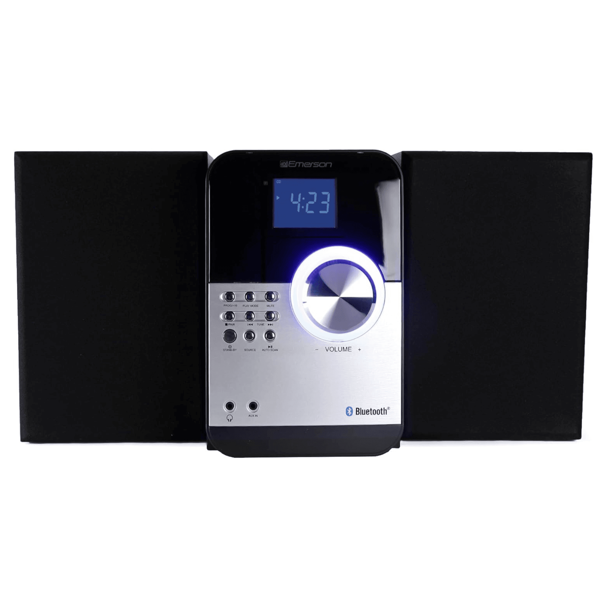 Emerson Emerson ES-4000 CD & MP3 Bluetooth FM Radio Microsystem, Black