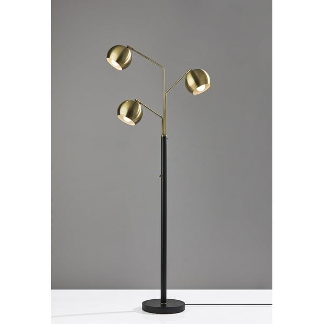 Brooks Metal Triple Head Floor Lamp (68")