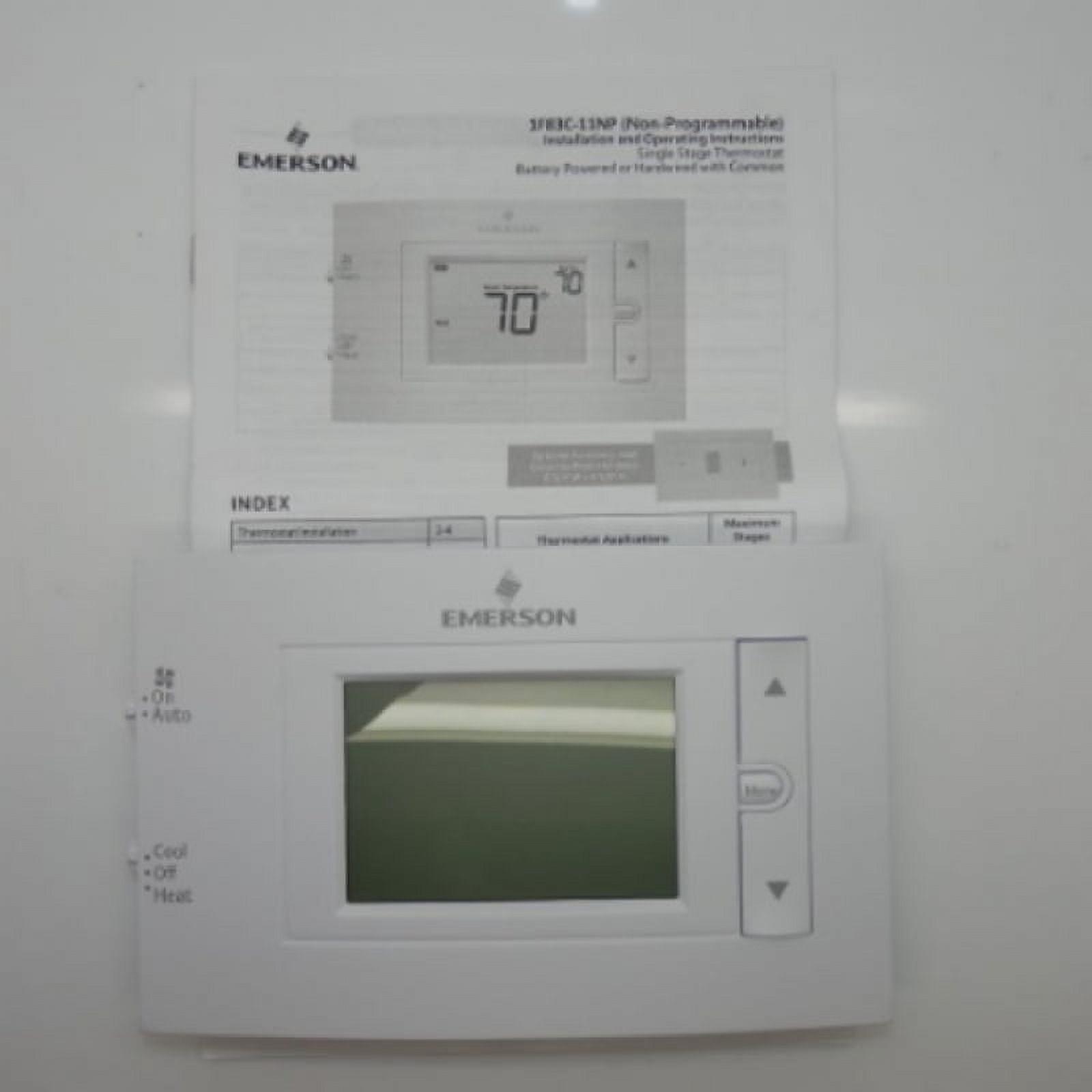 Emerson White-Rodgers 1H/1C 80 Series Non-Programmable Thermostat 1F83C-11NP