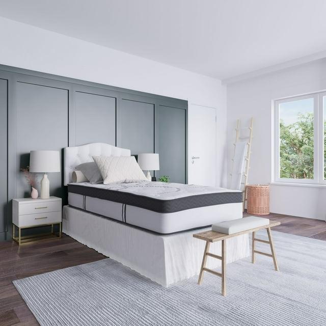 Emma and Oliver 12 Inch CertiPUR-US Certified Hybrid Pocket Spring Mattress, Twin Mattress in a Box - Premium Mattress