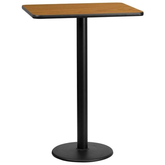 EMMA + OLIVER Scratch-Resistant Pub Table, Natural