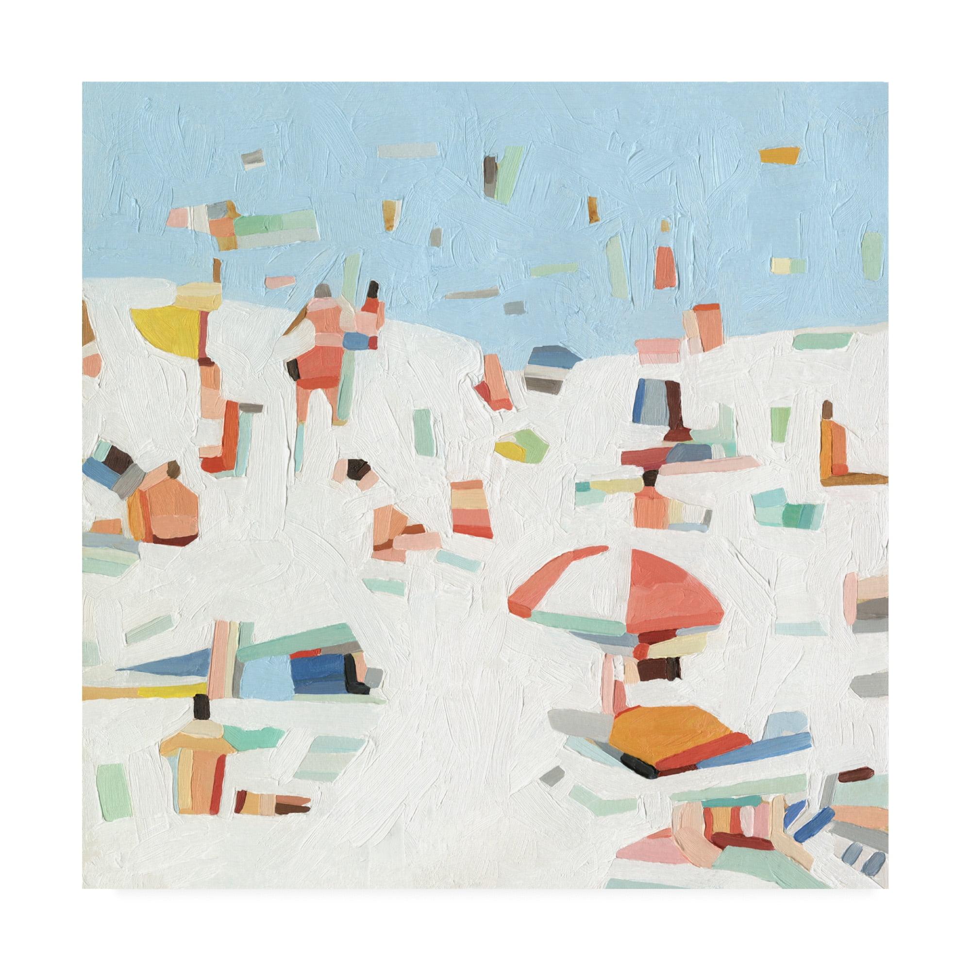 Trademark Fine Art - Emma Scarvey 'Summer Confetti III' Canvas Art - 14x14