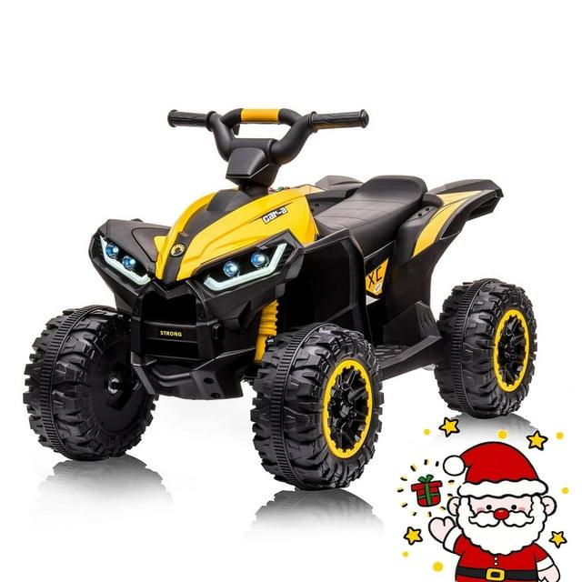 Hetoy 12V Battery Powered Electric Four-Wheeler With Music