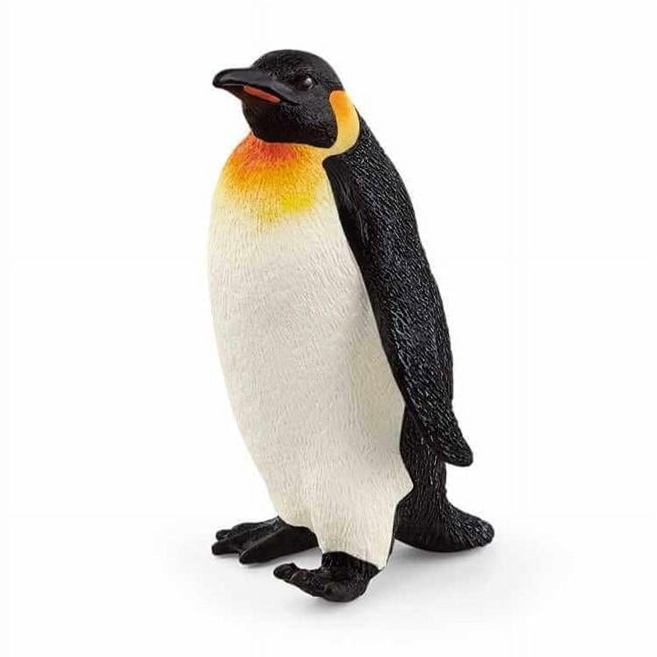 Hand-Painted Black and White Emperor Penguin Figurine