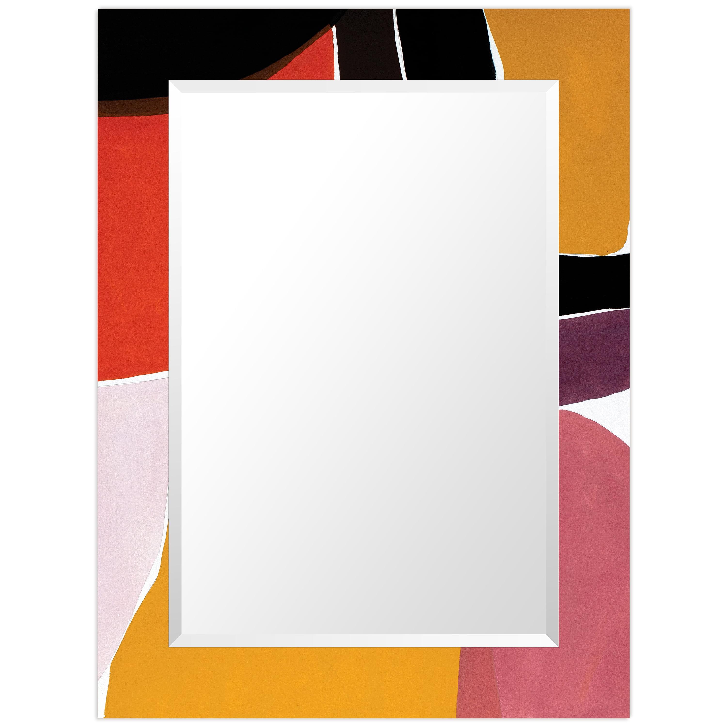 SoHo Gallery Inspired 30x40 Abstract Frameless Wall Mirror
