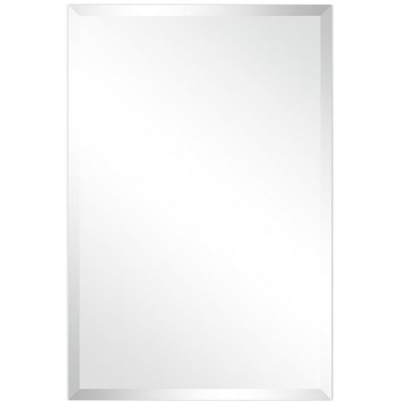 Empire Art Espejo de Pared de Prisma Biselado sin Marco Directo 24" x 36", Listo para Colgar