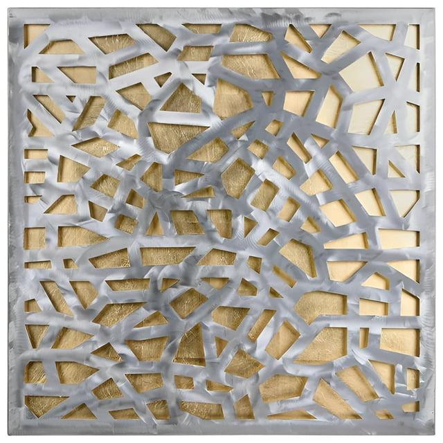 CG INTERNATIONAL TRADING Modern Abstract Wall Decor on Metal