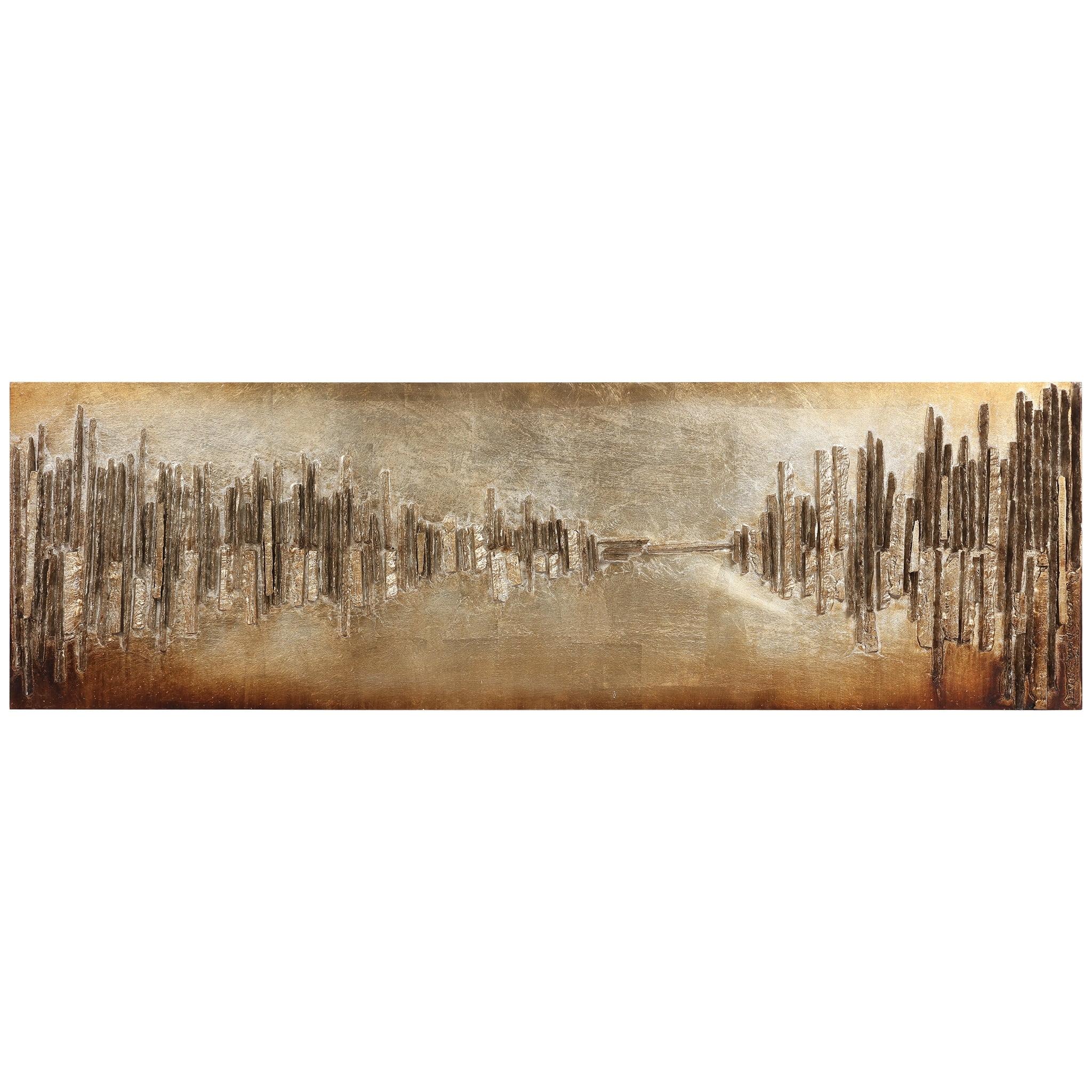 Passages Mixed Media Landscape Canvas Wall Art, 72" x 22"