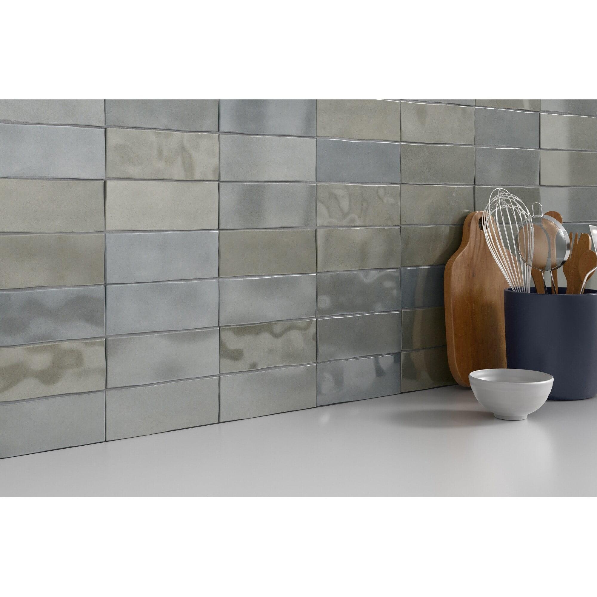 Passion 3 in. x 8 in. Glossy Porcelain Wall Tile (3.92 sq. ft./Case)