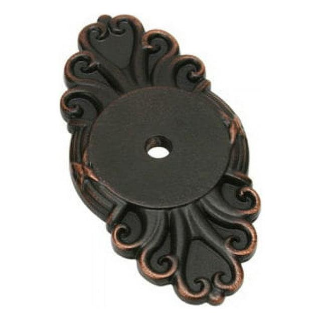 Emtek Ribbon and Reed Backplate Novelty Backplate for Knobs