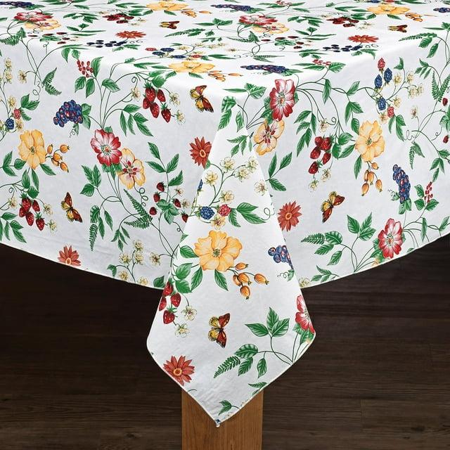 Lintex Linens 60"x120" Enchanted Garden 100% Vinyl Tablecloth