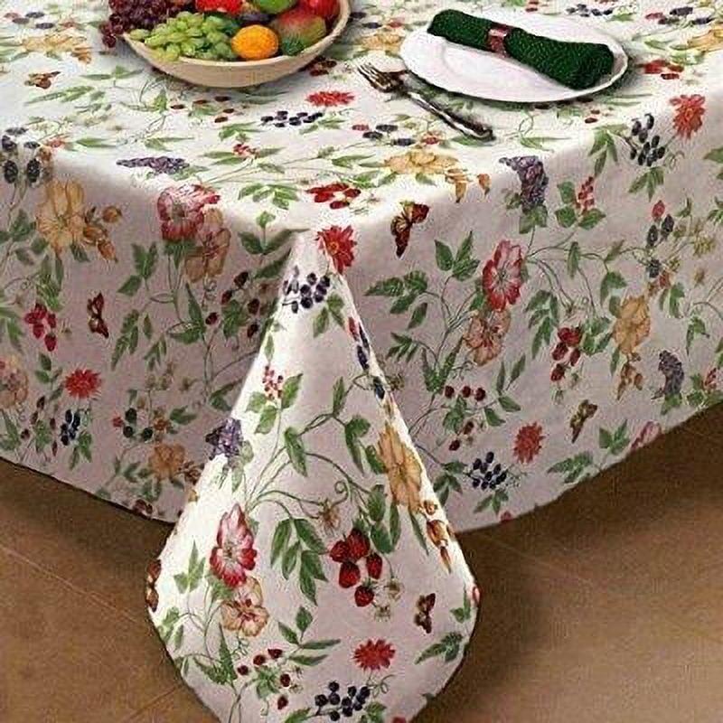 Lintex Linens 60"x84" Enchanted Garden 100% Vinyl Tablecloth