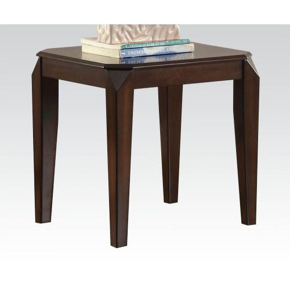 End Table, Side Table, Nightstand, Storage Shelf, Sofa Table for Small Space, Living Room, Bed Room, Walnut