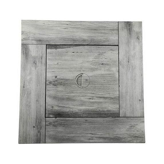 Endless Summer Mason by Endless Summer, 30" Square LP Gas Fire Table with Faux Wood Mantel