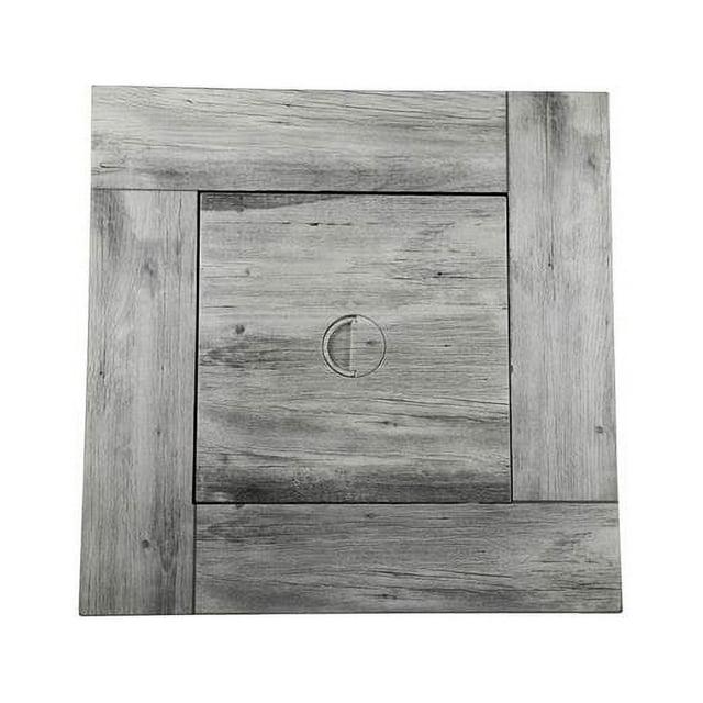 Endless Summer Mason by Endless Summer, 30" Square LP Gas Fire Table with Faux Wood Mantel