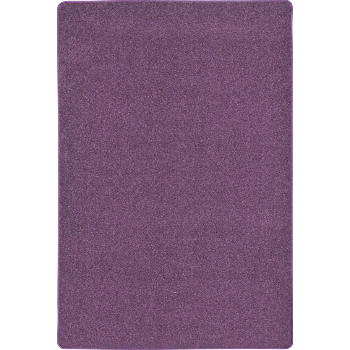 Endurance Soft Tufted Purple 12' x 7'6" Synthetic Area Rug