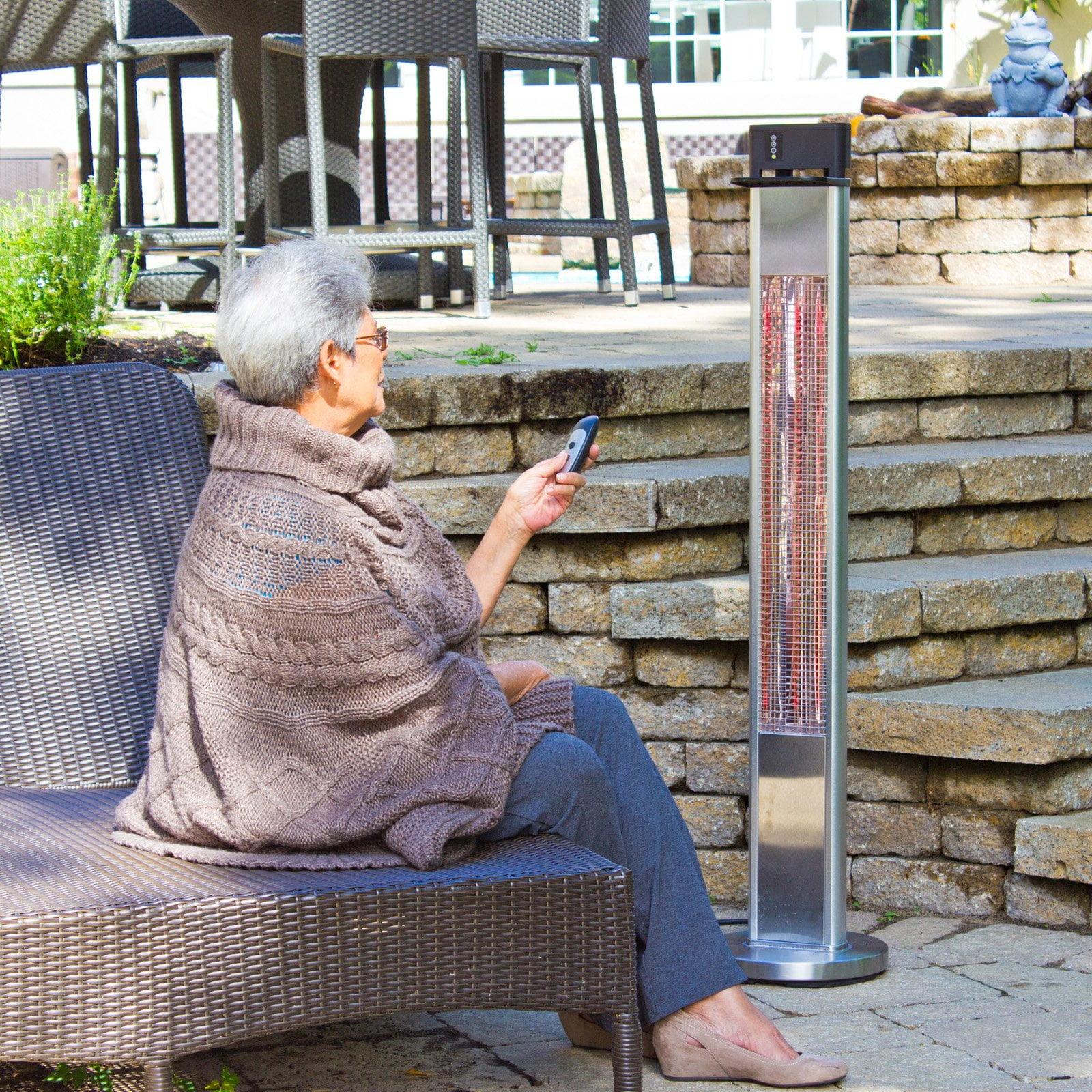 Infrared Electric Freestanding Outdoor Heater - EnerG+