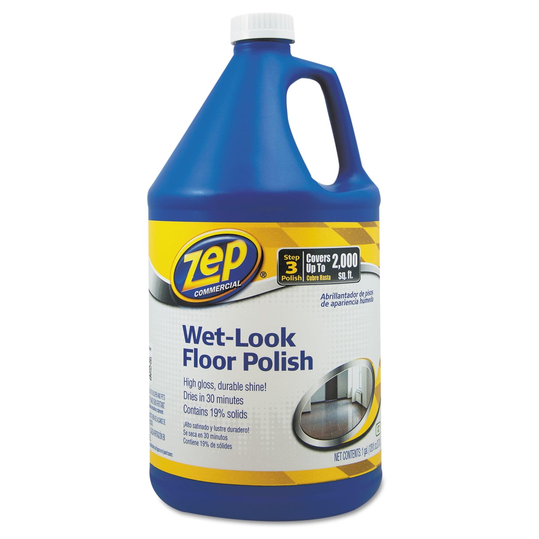 Zep Wet-Look Floor Polish 1 Gallon High Gloss Finish