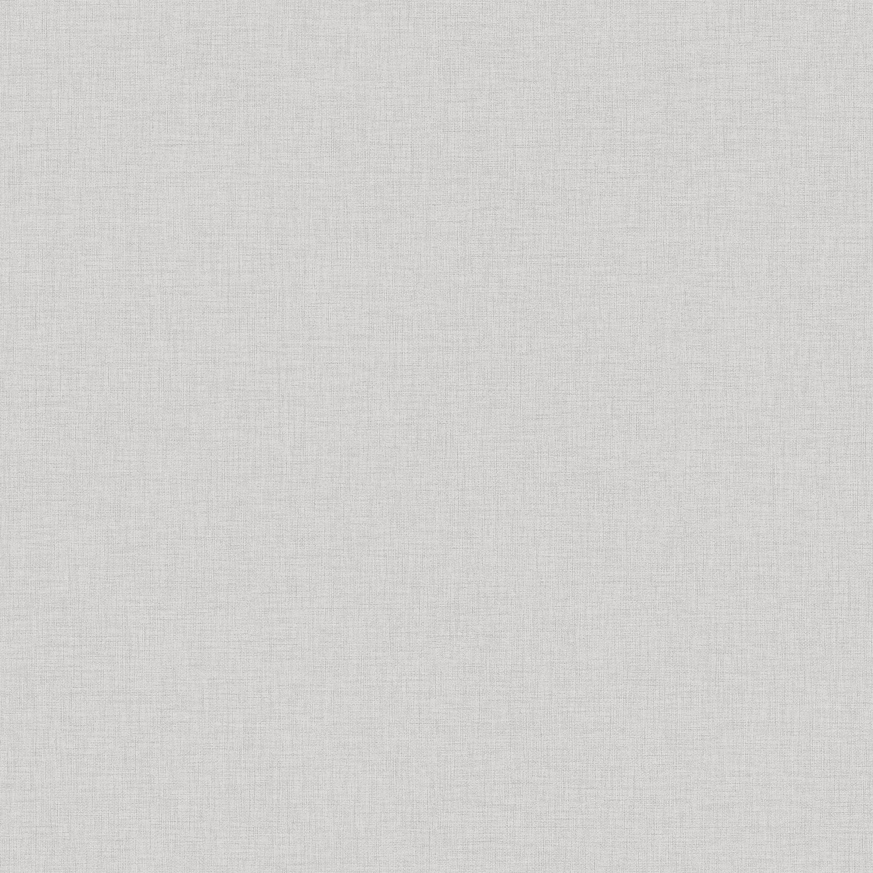 Engblad & Co Zack Uni Grey Faux Linen Wallpaper