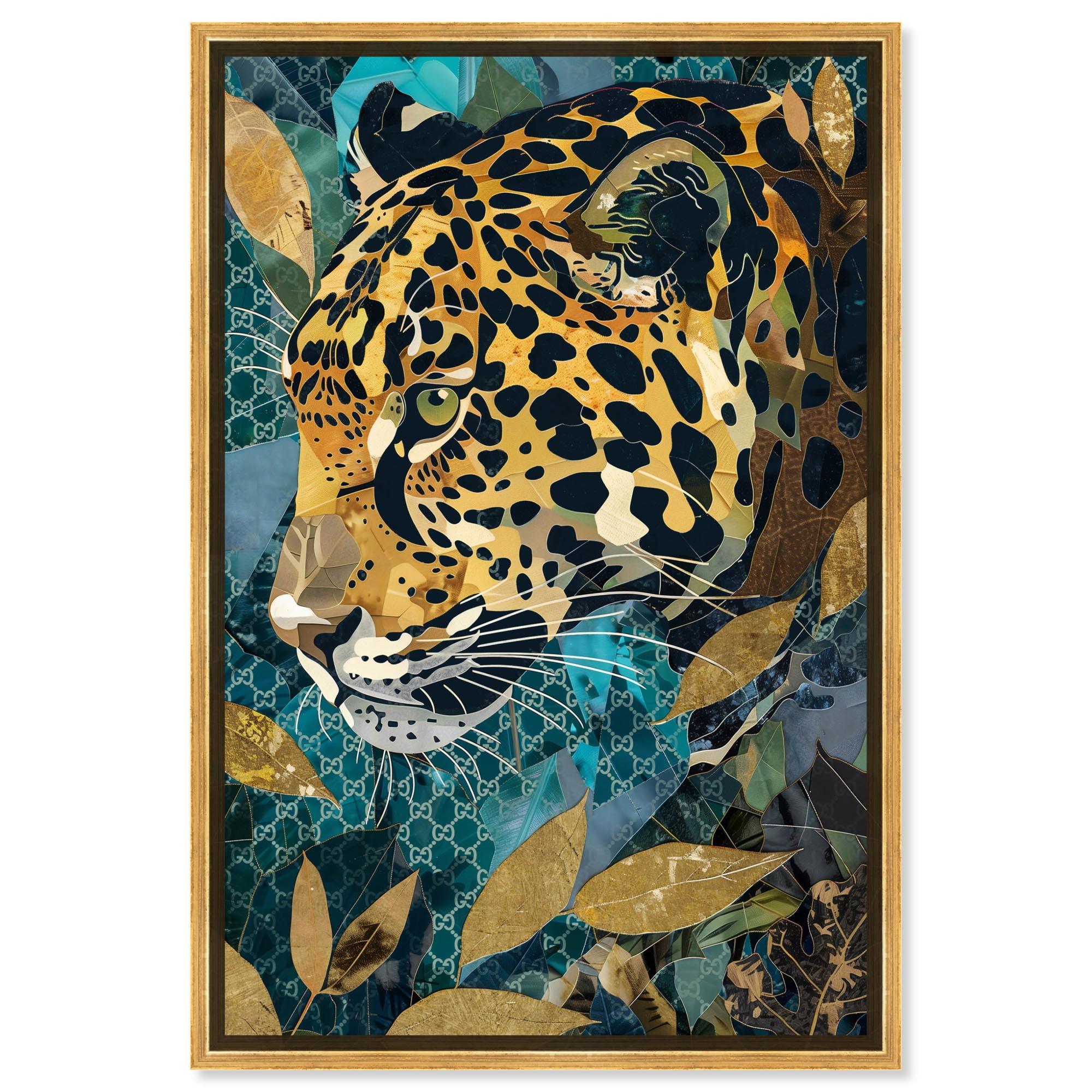 Art Remedy Enter Cheetah Canvas Miami Inspired Art Prints by Art Remedy