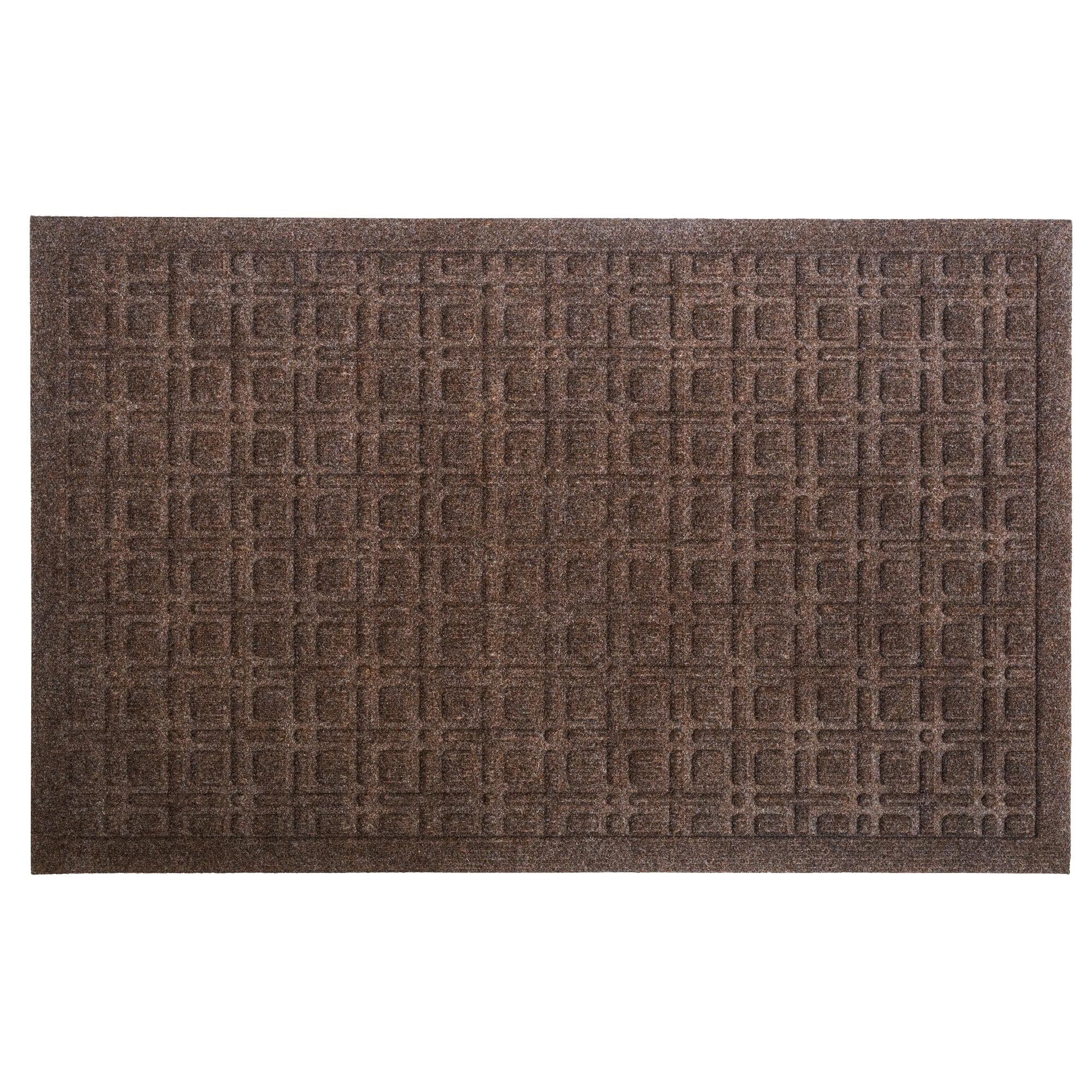 Lattice Geometric Outdoor Doormat