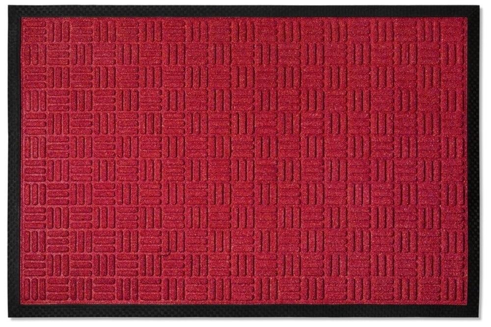 Envelor Front Door Mat Indoor Outdoor Entrance Doormat Non Slip Durable Floor Mat for Entry Mat Kitchen Rugs Home Decor Rugs Heavy Duty Mat Welcome Mat, 48 x 72 Inches, Maroon