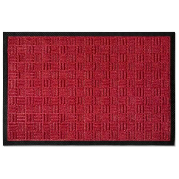 Envelor Front Door Mat Indoor Outdoor Entrance Doormat Non Slip Durable Floor Mat for Entry Mat Kitchen Rugs Home Decor Rugs Heavy Duty Mat Welcome Mat, 48 x 72 Inches, Maroon