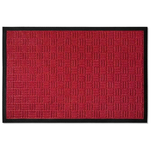 Envelor Front Door Mat Indoor Outdoor Entrance Doormat Non Slip Durable Floor Mat for Entry Mat Kitchen Rugs Home Decor Rugs Heavy Duty Mat Welcome Mat, 48 x 72 Inches, Maroon