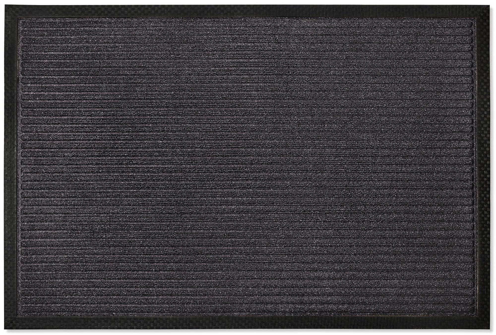 Envelor Front Door Mat Indoor Outdoor Entrance Doormat Non Slip Durable Floor Mat for Entry Mat Kitchen Rugs Home Decor Rugs Heavy Duty Mat Welcome Mat, 24 x 36 Inches, Black