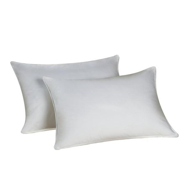 Hypoallergenic Medium Firm White Cotton Bed Pillow Set