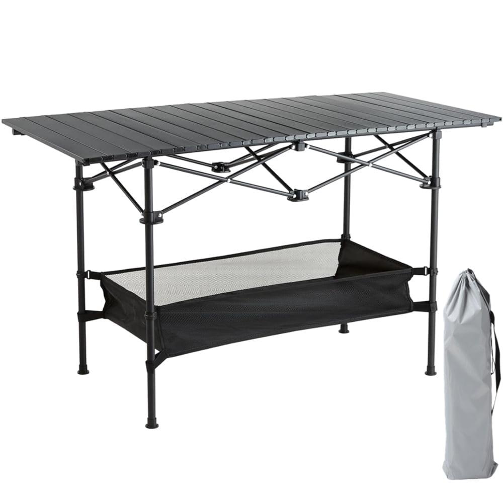 Nuhaa Rectangular Metal Outdoor Folding Camping Table