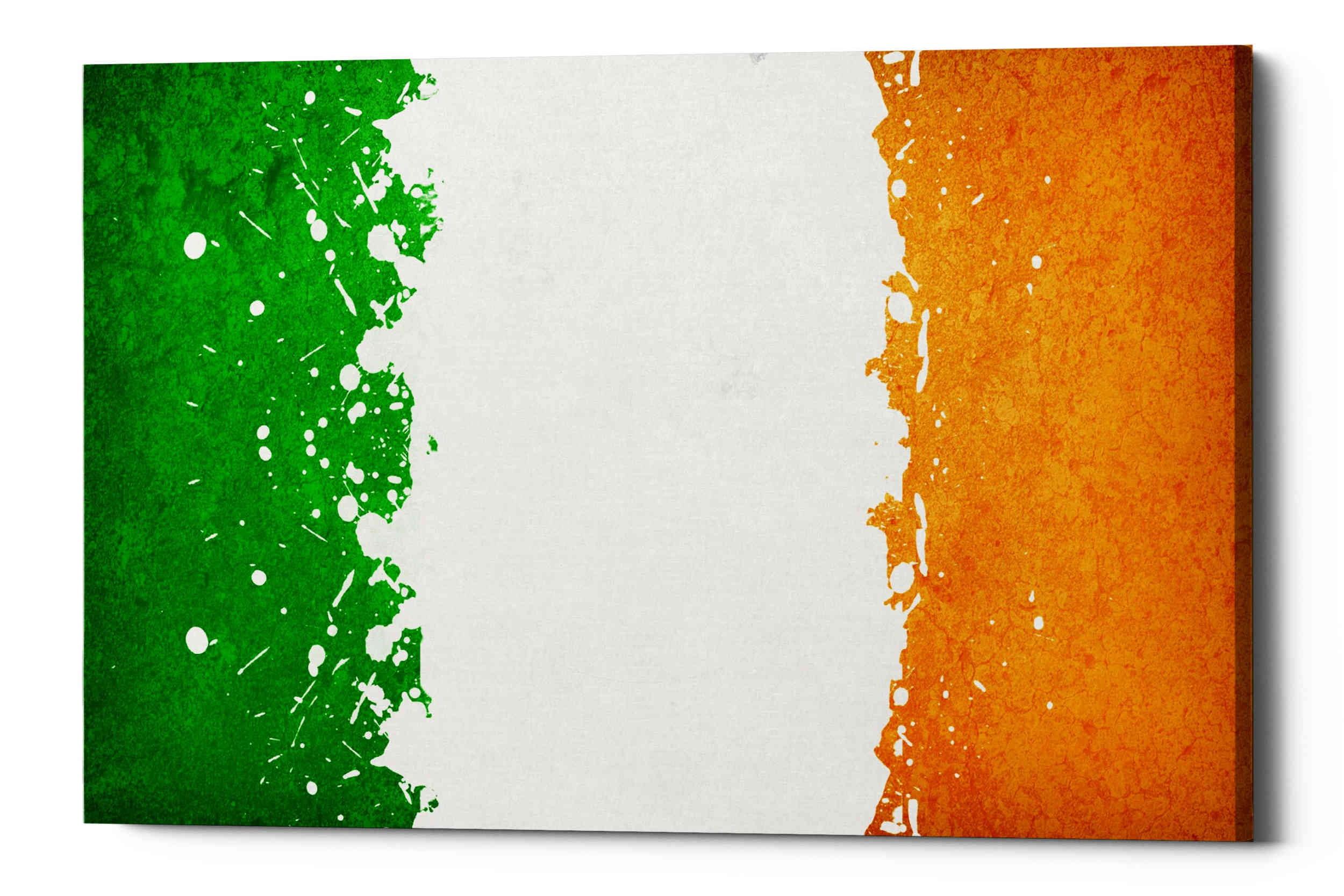 Epic Graffiti  'Ireland' Giclee Canvas Wall Art, 18"x12" 12" x 18"