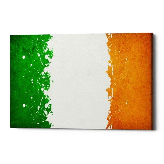 Epic Graffiti  'Ireland' Giclee Canvas Wall Art, 18"x12" 12" x 18"