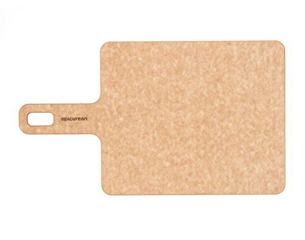 Natural Wood Fiber Cutting and Serving Board with Handle