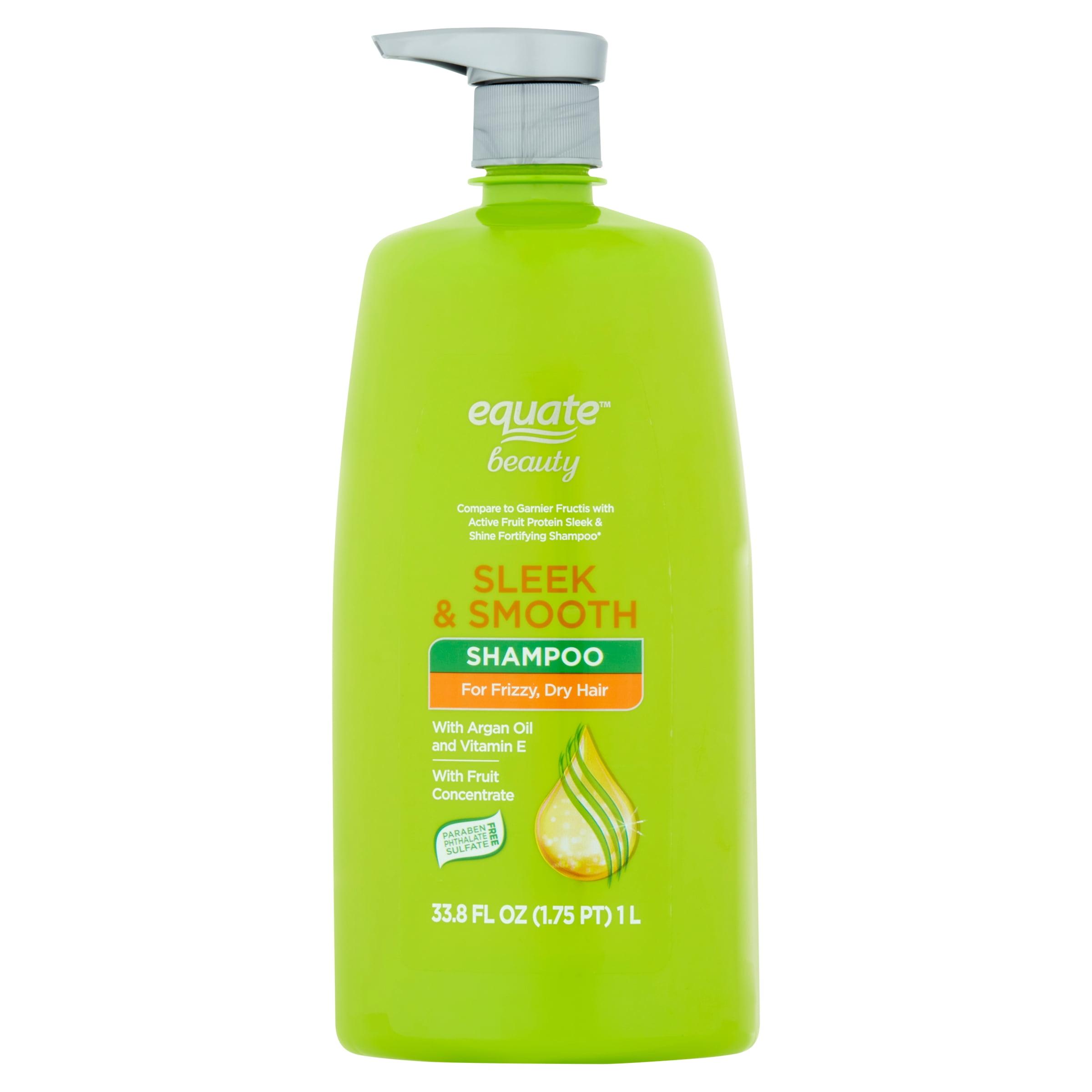 Equate Sleek & Smooth Shampoo, 33.8 fl oz