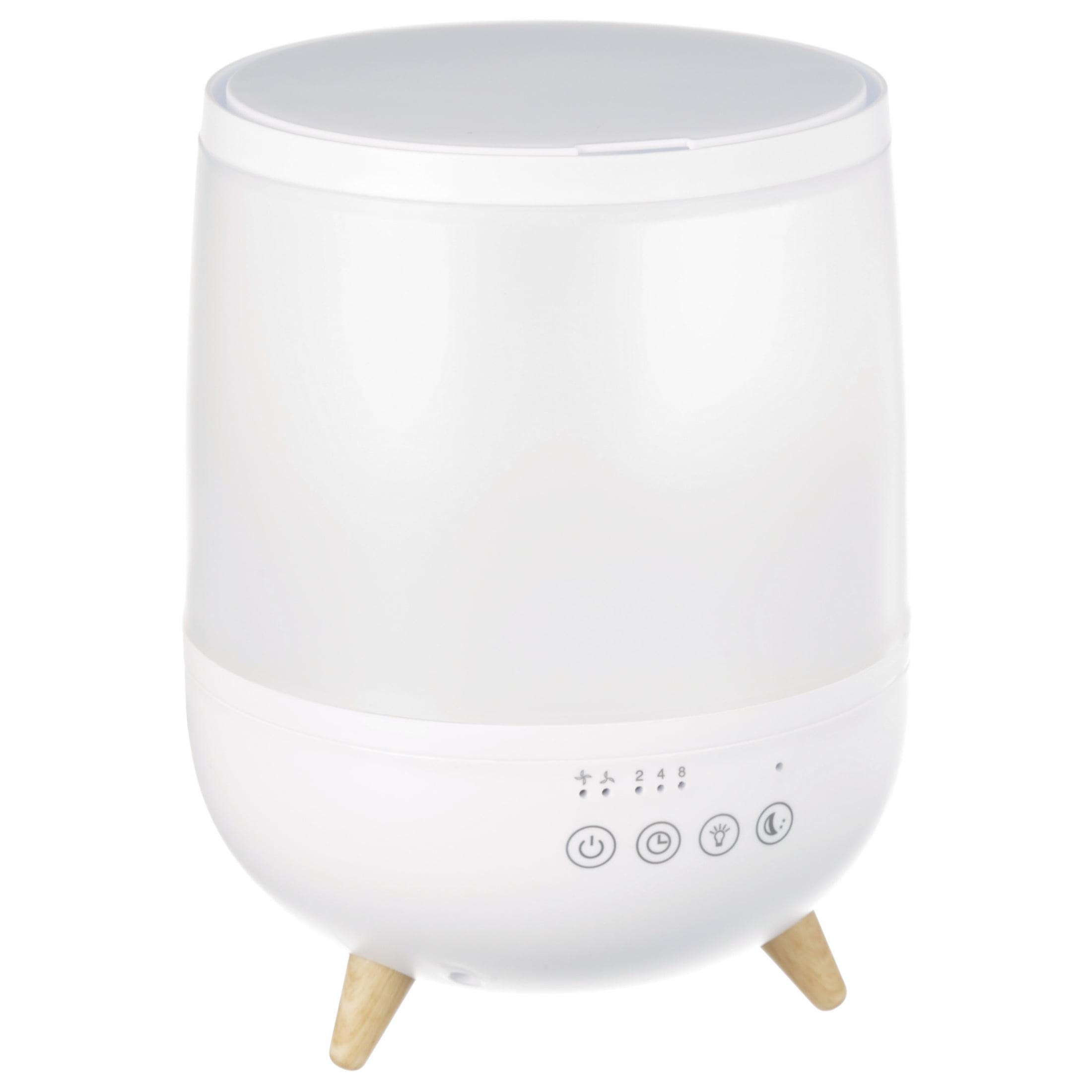Equate Cool Mist Ultrasonic Color Changing Humidifier & Diffuser, Filter-Free, 0.5 Gallon